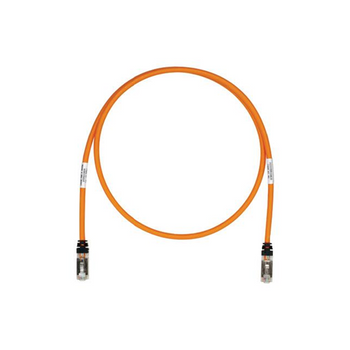 26 AWG Category 6A Shielded Patch Cord Orange STP6X25MOR