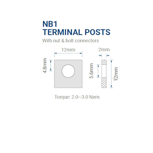 12V 9Ah F2/NB1 Terminal SLA Rechargeable Battery PS-1290 (Pack of 8)