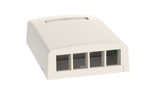 NetKey® Surface Mount Box, 4-Port, White - NK4BXWH-AY