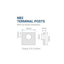 6V 20Ah NB2 Terminal SLA Rechargeable Battery PS-6200 NB2 (Pack of 4)