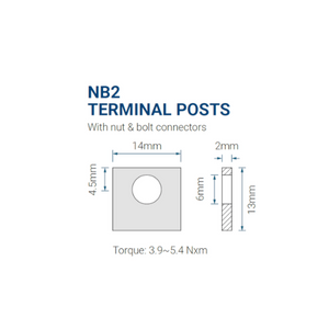 6V 20Ah NB2 Terminal SLA Rechargeable Battery PS-6200 NB2 (Pack of 4)