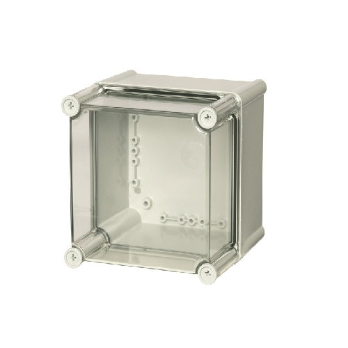 Clear 2 Hinge Cover SOLID Series PC enclosure UL PC 1919 13 T-2FSH