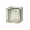 Clear 2 hinge Cover SOLID Series PC enclosure UL PC 1919 18 T-2FSH