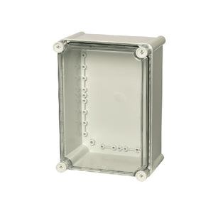 Clear 2 hinge cover SOLID Series PC enclosure UL PC 2819 13 T-2FSH