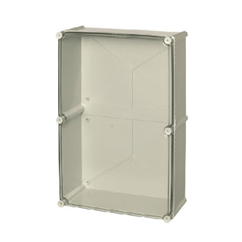 Clear 3 hinge cover SOLID Series PC enclosure UL PC 5638 18 T-3FSH