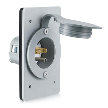 15A 125V NEMA 5-15 Power Inlet Plate Panel Mount PP515