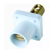 6.8 Inch Depth White Panel Mount Connector PS40-MRBW