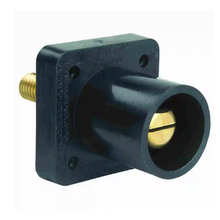 400A 600V NEMA 3R Black Male Cam Threaded Stud Panel Mount PS40-MRSBBK