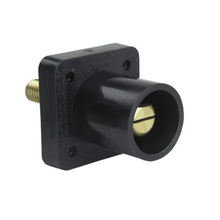 400A 600V NEMA 3R Black Male Cam Threaded Stud Panel Mount PS40-MRSBBK