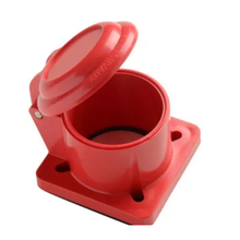 NEMA 3R Red Panel Mount Flip Lid Cover PS40CLL3RR