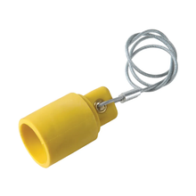NEMA 3R Yellow Male Protective Cap With Lanyard PS40FC-Y
