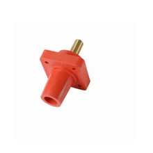 6.8 Inch Depth Orange Female Single Pole Receptacle PS40FRSB-O