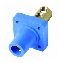 400A 600V 4 Wire Size Blue Female Cam Type Panel Mount with Nylon Housing PS40FRSBBL