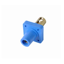 400A 600V 4 Wire Size Blue Female Cam Type Panel Mount with Nylon Housing PS40FRSBBL