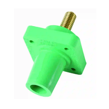 6.8 Inch Depth Green Female Cam Type Panel Mount with Nylon Housing PS40FRSBG