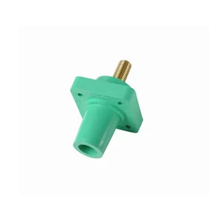 6.8 Inch Depth Green Female Cam Type Panel Mount with Nylon Housing PS40FRSBG