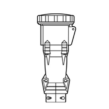 4.2 Inch Width Gray Watertight PS460C7W