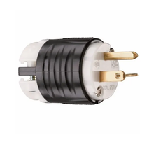 1.358 Inch Width Black Straight Blade Plug PS5466X