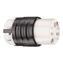 15A 250V 2 Pole 3 Wire Black Straight Blade Connector PS5669X