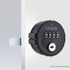 Black Mechanical Combination Kit Lock