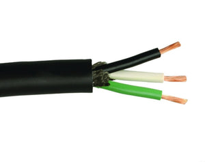 500' 12/3 SOOW Black Portable Power Cable 600V UL CSA