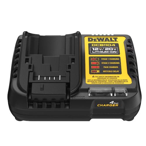 4Amp Multi-Voltage 12V & 20V Fast Charger Flexvolt Battery DCB1104