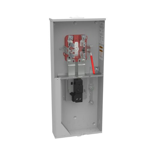 5 Terminal 1-Position 200A Ringless Meter Socket With Lever Bypass U5880-XL-200-5T9