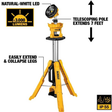 20v Max Cordless LED Work Light Tripod Kit with Battery & Charger DCL079R1