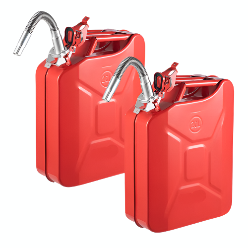 pack of 2 fuel can red color