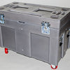 10 Cu 45L x 22.5W x 31H Inch Feet  Road Case Container Light Grey
