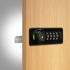 Private Black Mechanical Combination Kit Lock With Key Override