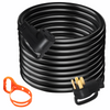 30 ft 50A RV Extension Cord NEMA Plug 250V STW Wire with Handles