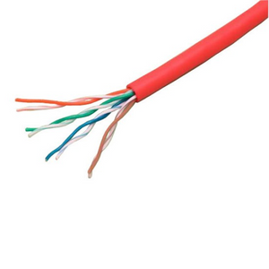 24 AWG Category 6 Plenum UTP 1000FT Box Red Cable 10137365