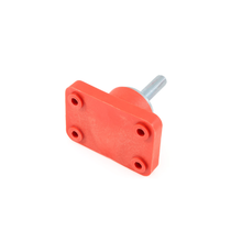 3/8 Inch Thread size Red Heavy Duty Non Feed Through Junction Block SBR-38C-S
