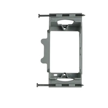 1.7 Inch Depth Gray Low Voltage Nail On Bracket for New Construction Wall plate Bracket SLV1R
