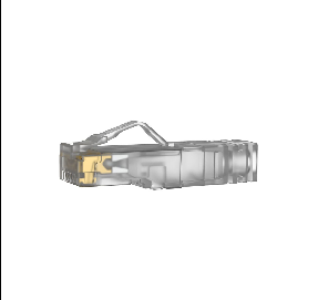 PAN-PLUG MODULAR PLUG, CATEGORY 6, 23-24 AWG(Pack of 100) - SP688-C