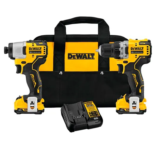 12V Max DeWALT Li-Ion Drill/Impact Combo Kit DCK211S2