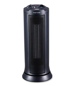 800/1500W Lorell Ceramic Tower Heater Black LLR33558