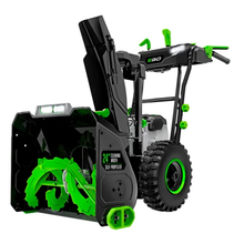 EGO 24" Cordless 2-Stage 10Ah Batteries Rapid Chargers Snow Blower kit SNT2406