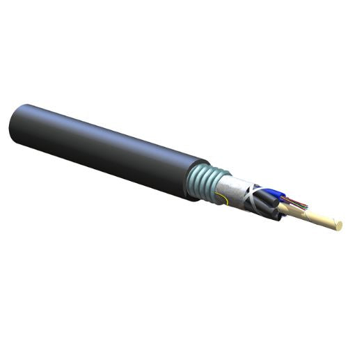 Lite Loose Tube, Gel-Free, Single-Jacket, Single-Armored Cable  12 F, Single-mode (OS2) 012EUC-T4101D20