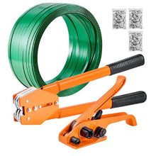 Heavy Duty Banding Sealer Tool with 1000 ft Length PET Band Plastic Manual Pallet Packaging Strapping Kit