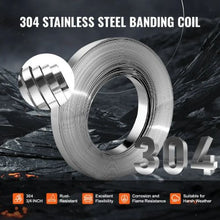 Banding Strapping Kit with Strapping Tensioner Tool 100 Metal Seals Pallet Packaging Strapping Banding Kit