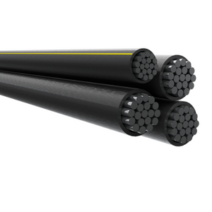 1000' 2/0-2/0-2/0-1 Syracuse Quadruplex Aluminum Conductor Underground Direct Burial 600V URD