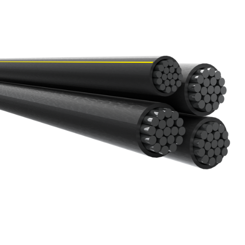 250' 2/0-2/0-2/0-1 Syracuse Quadruplex Aluminum Conductor Underground Direct Burial 600V URD