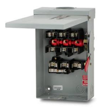 30A 240VAC 250VDC 2 Pole General Electric Safety Switch TG3221
