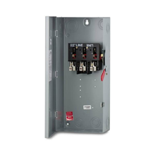 100A 240VAC 250VDC 3 Wire General Electric Disconnect Safety Switch TGN3323