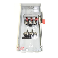 60A 600VAC 250VDC 3 Pole  General Electric Safety Switch  TH3362R