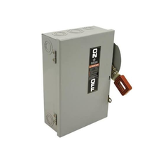 60A 480VAC 250VDC 3 Wire General Electric Heavy Duty Safety Switch THN3362
