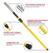 6-12 ft Double Lock Telescoping Pole with Female Ferrule TP-12F