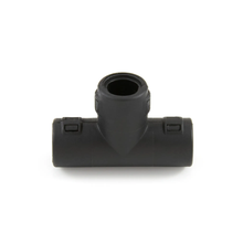 Black Hinged Tee Fitting TPS121212